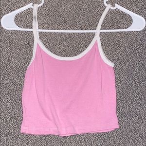 Pink Crop tank top